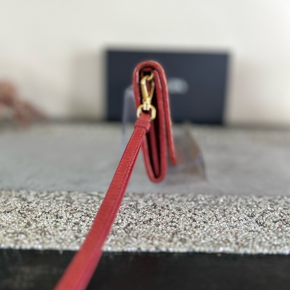 🎁 Prada Madras Wallet/Wristlet - Picture 4 of 10